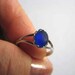 Cobalt Blue Sea Glass - Sea Glass Ring - Beach Glass Ring