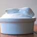 Vintage White Rabbit Casserole Dish