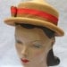 Clearance 1950's Vintage Sailor Bowler Hat by Lilly Dache' Dachettes