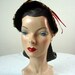 50's 60's Vintage Pheasant Feather Hat 22 1/2