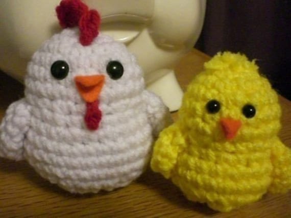 Chicken and Chick Amigurumi Pattern- PDF