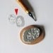 Custom / couple portrait / handcarved rubber stamp