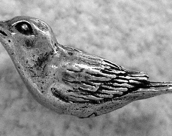 Green Girl Studios Pewter Sparrow Bead