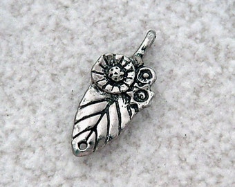 Green Girl Studios Flower Leaf Pendant