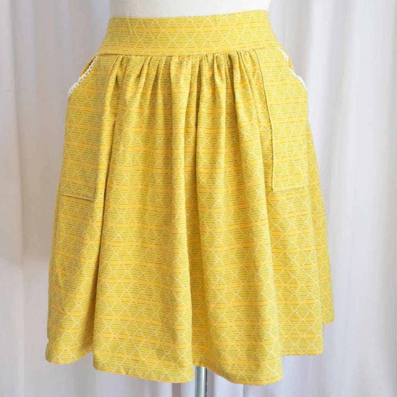 SALE medium yellow full skirt by stacylynnc on Etsy