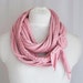pink flower jersey taffy scarf