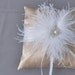 Wedding White And Champagne Ring Bearer Pillow More Colors Available