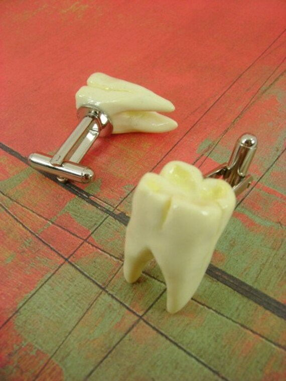 Human Molar Replica Cufflinks Be Meyer Wolfsheim of The