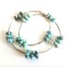 Tiny Teal Conch Shell Necklace