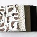 Four (4) Yard Bundle - One yard each of We are Siamese Cats, Country Couture Taupe and Kona Cotton Black