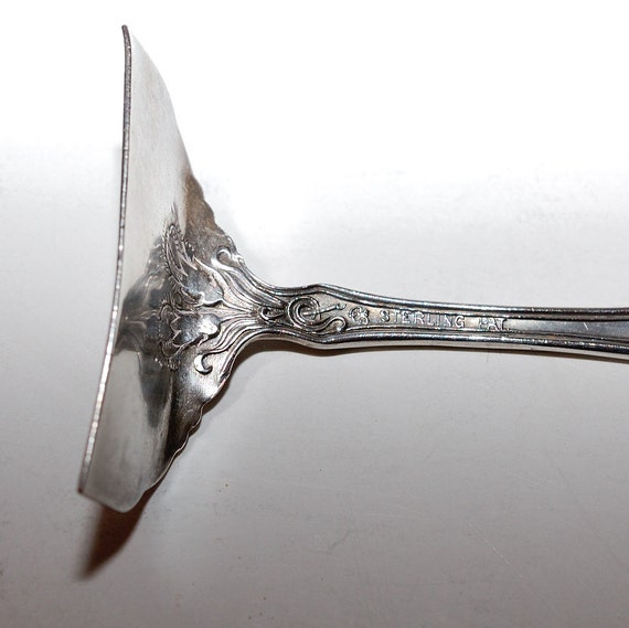 Antique Sterling Silver Baby Food Pusher Stratford Pattern by