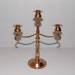 Vintage Solid Brass Three Branches Candelabra Candlestick Holder