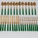 Art Deco French Fruit Dessert Flatware Set of 32 Pieces