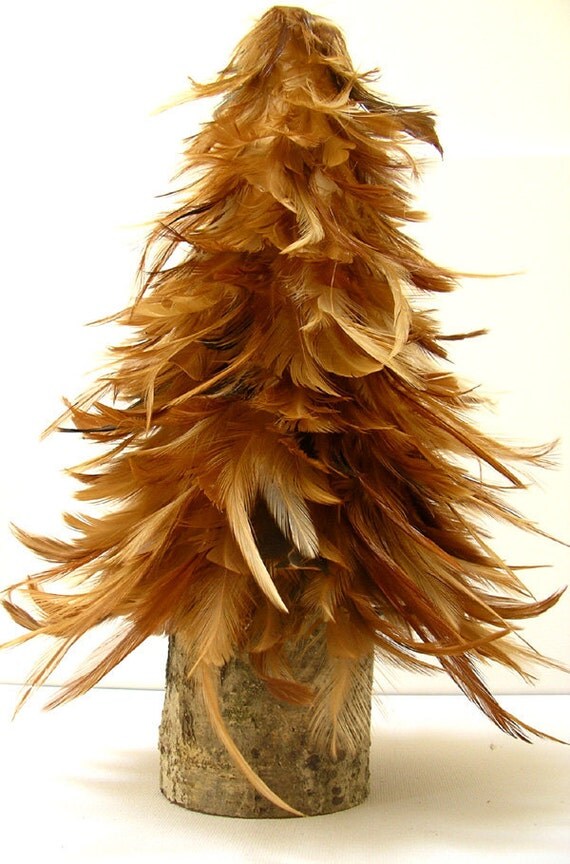 Chicken Feather Tree 11inch Wonderful Christmas Decoration