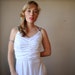 70s Handkerchief hem dress, size medium
