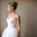 ON SALE.......80s Tulle And ribbon wedding dress