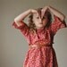 1960s Autumn floral Mini dress, size 5