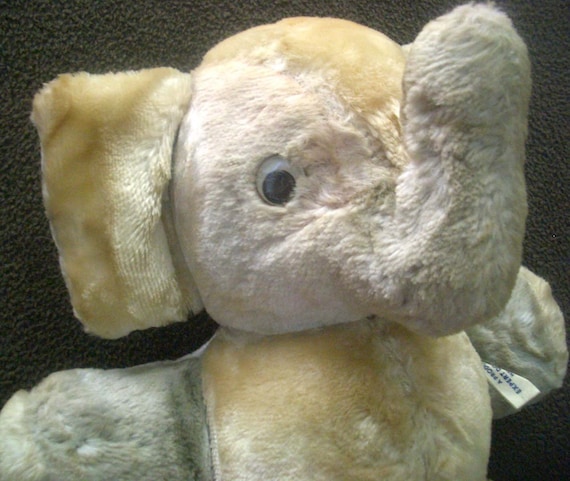 vintage stuffed elephant