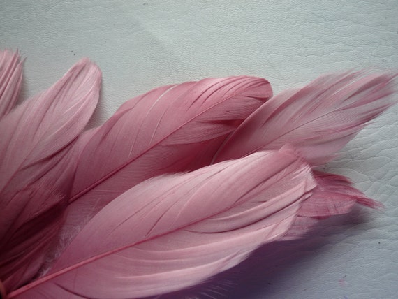 VOGUE GOOSE NAGOIRE Loose Feathers Mauve Antique Rose / 274