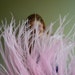 OSTRICH FEATHER FRINGE / Cotton Candy Pink / 353
