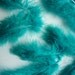 OSTRICH MARABOU Feathers / Oasis Green , Teal / 493