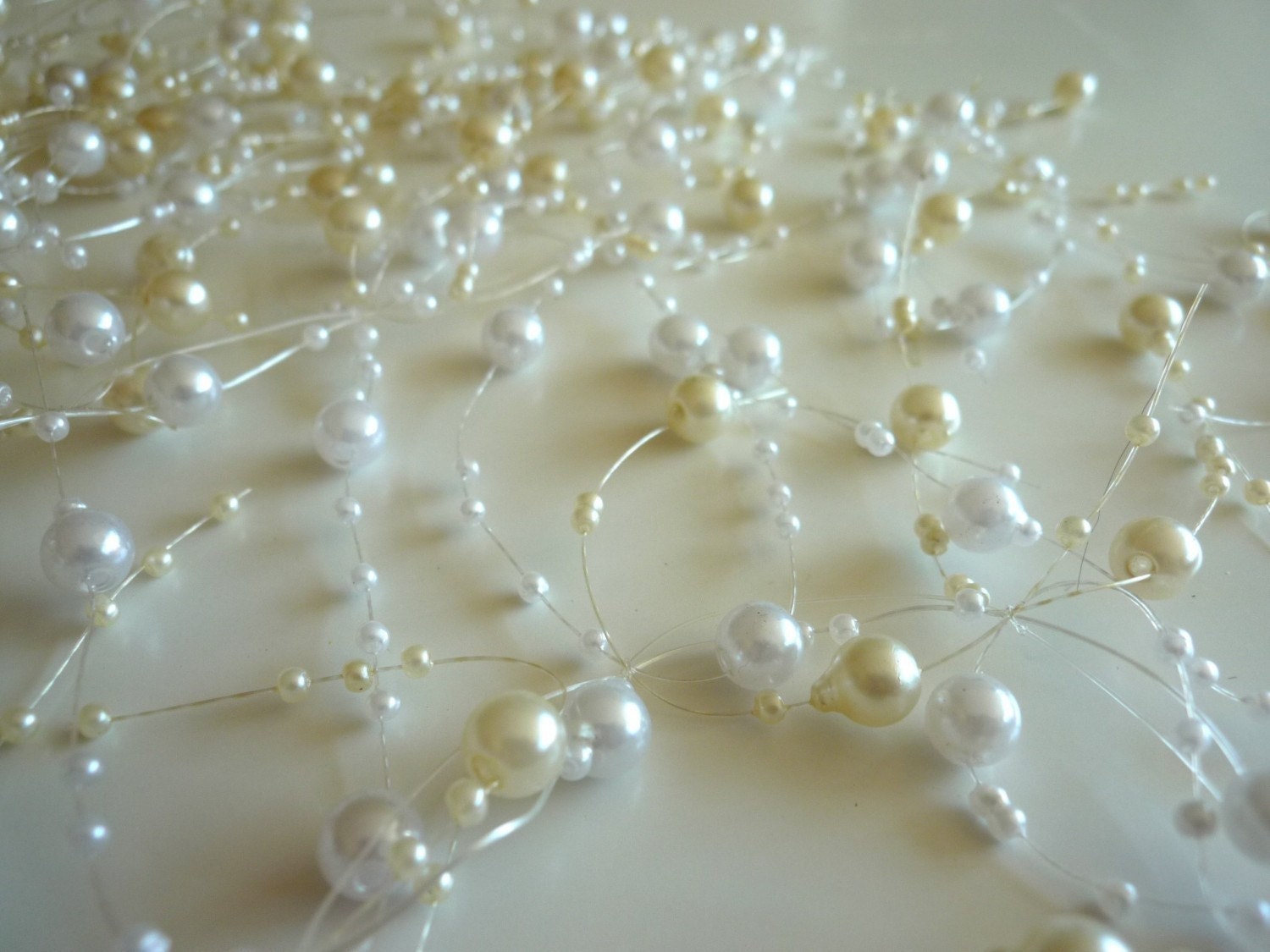 pearl garland cream ivory and off white 628 2 pearl garland cream ivory and off white 628 2