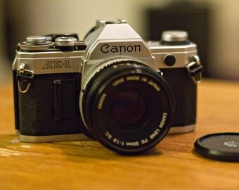 Vintage Canon AE-1 35mm film Camera
