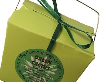 CLEARANCE - Green Cactus Handmade Bath Salts 5oz - Discontinued scent