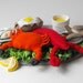 Lobster Crab Seafood Felt Food Pattern PDF