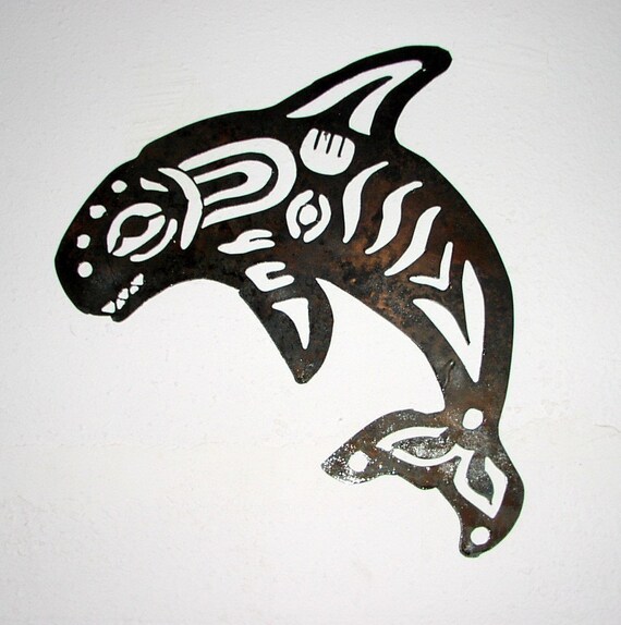 Whale Indian Metal art