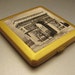 COMPACT Arc De Triomphe France Souvenir Goldtone 3 x 3