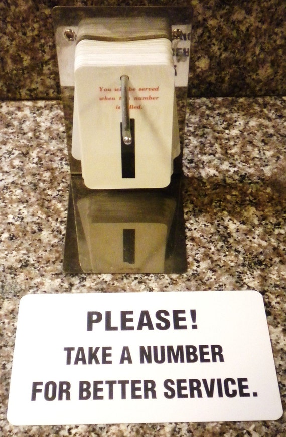 Now Serving Number Set