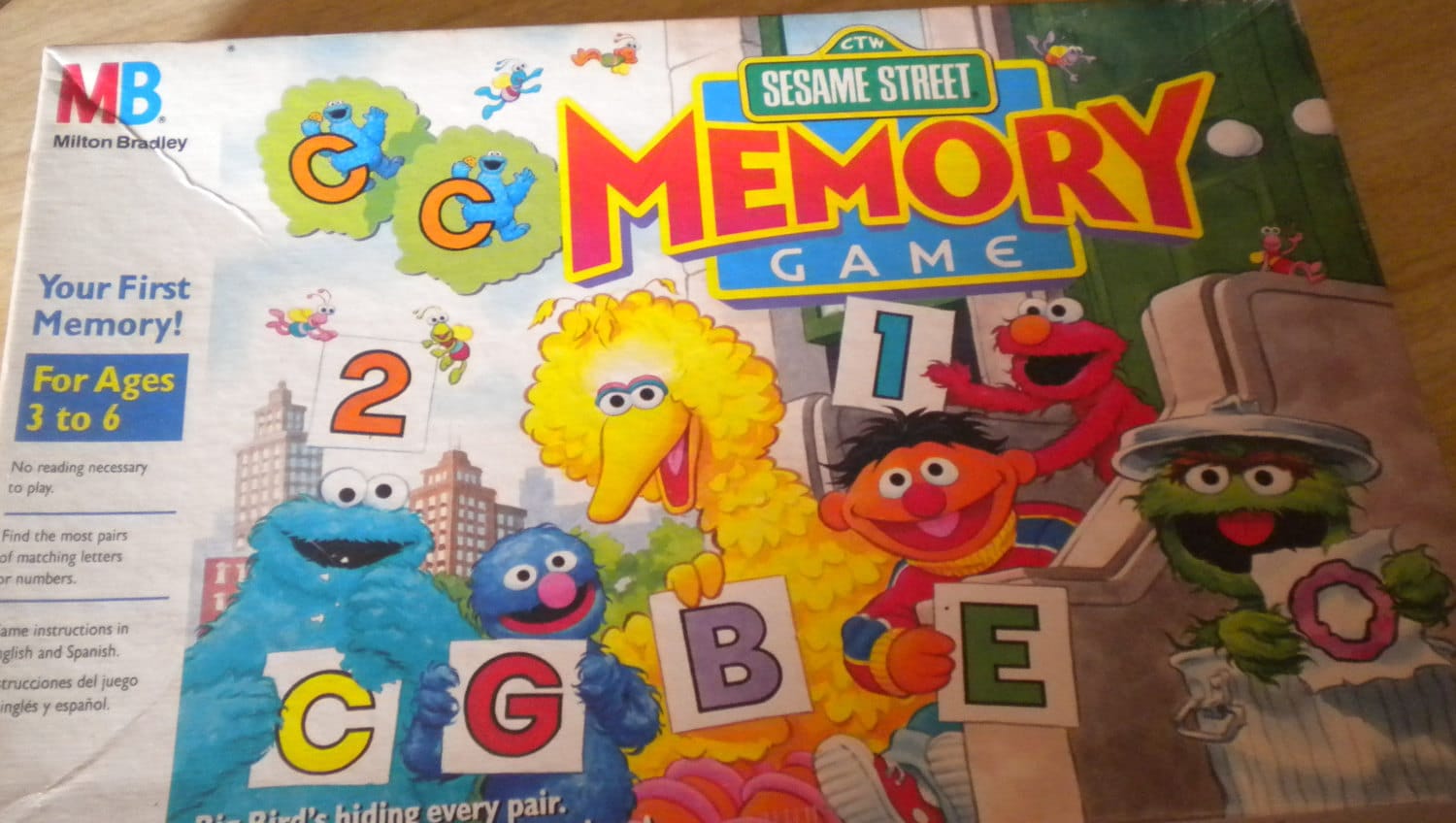 Vtge 1991 Milton Bradley Sesame Street Memory by ThrillOfTheHunt