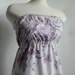 Womens Eco Fashion. Upcycled Clothing Women. Tunic Dress. Purple Pashion.