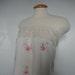 Romantic Flirty Love Vintage Tube Top. Summer Fashion. Upcycled Clothing Women. Womens Tube Top. Repurposed Recycled Upcycled Fashion.