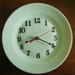 Gibson Designs Reproduction Jadeite Jadite Glass Custom Plate Clock