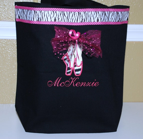 personalized dance bag for little girl