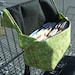 Mega Coupon Organizer Lime Green Damask with Pink Accent