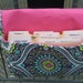 Coupon Organizer Holder Waterproof Retro Geometric Pink Lining