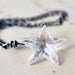 Star Necklace Crystal Night Celestial Galaxy Pendant