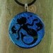 Mermaid Grotto Fused Glass Pendant