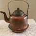 RESERVED Antique Copper Tea Kettle Tampere Finland