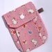 SALE Phone Pouch ipod pouch Camera Pouch Gadget Pouch Pink Bunny Pouch by BonTons on Etsy