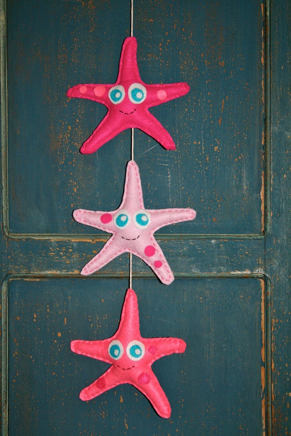 Items similar to Pink Starfish Nautical, Beach, Lake house Nursery