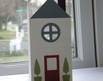 New Home Card, House Warming, White, Gray