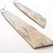 Birch bark earrings, Two Birch Trees