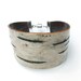 Birch bark cuff bracelet, Petaline