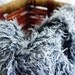SALE Mongolian Frosted Faux Fur Nest Photography Prop in Beautiful Gray Color perfect for Newborn Baby Toddler Pictures, Size 30 x 20