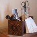 Antique Sewing Machine Drawer / Primitive Storage / Solid Wood / Color Choice