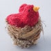 red cardinal stuffed animal